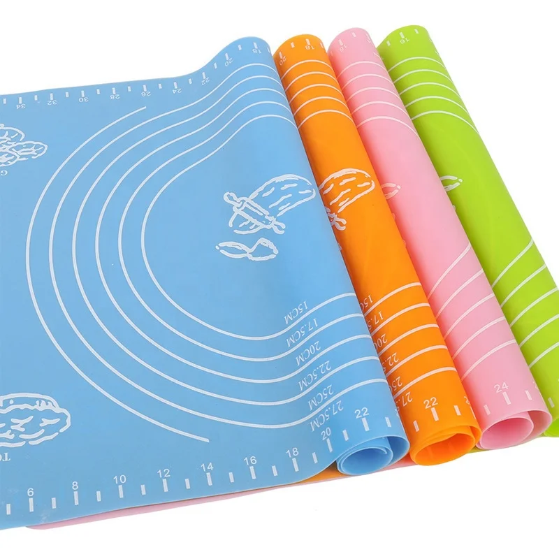 Custom Various colors silicone mat Dough rolling mat Pastry Mat