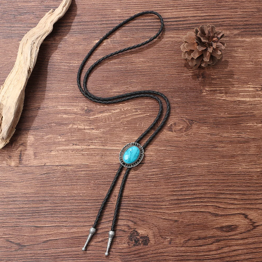 Source factory custom metal western cowboy men bolo tie necklace wholesale bolo tie