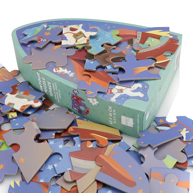 Kids Educational Animal Jigsaw Puzzle Game for Toddlers Early Children Learning Toys Print Logo Options
