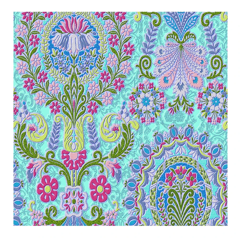polyester soft moss crepe custom digital supplier circle pattern design printing for lady women t shirt wedding dress fabric