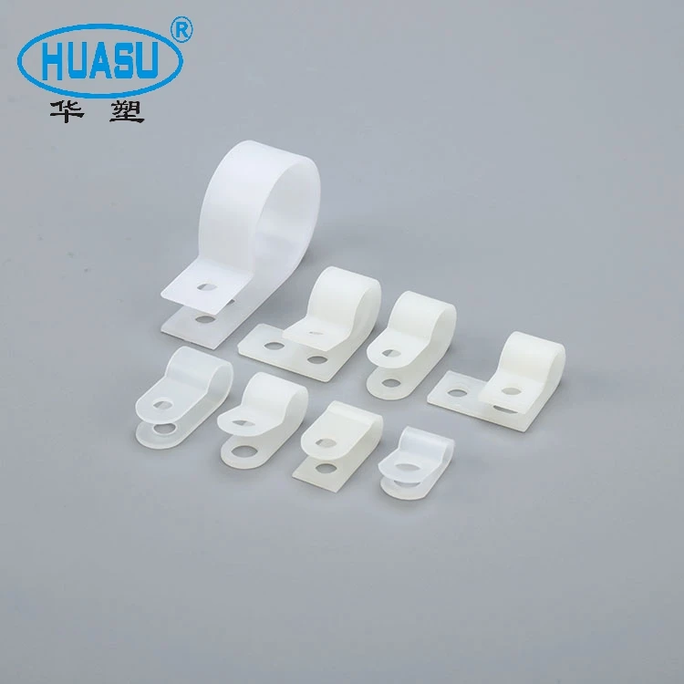 3/8 R Nylon Electrical Wire Cable Clip Cable Clamp