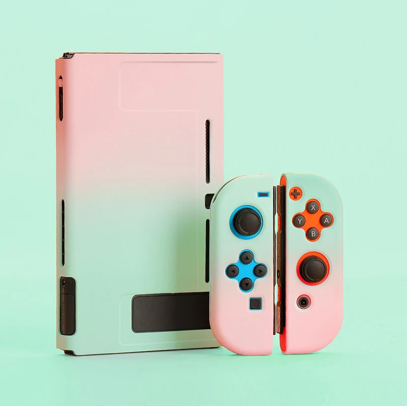 Лидер продаж Новые поступления милый зеленый градиентный чехол для Nintendo Switch