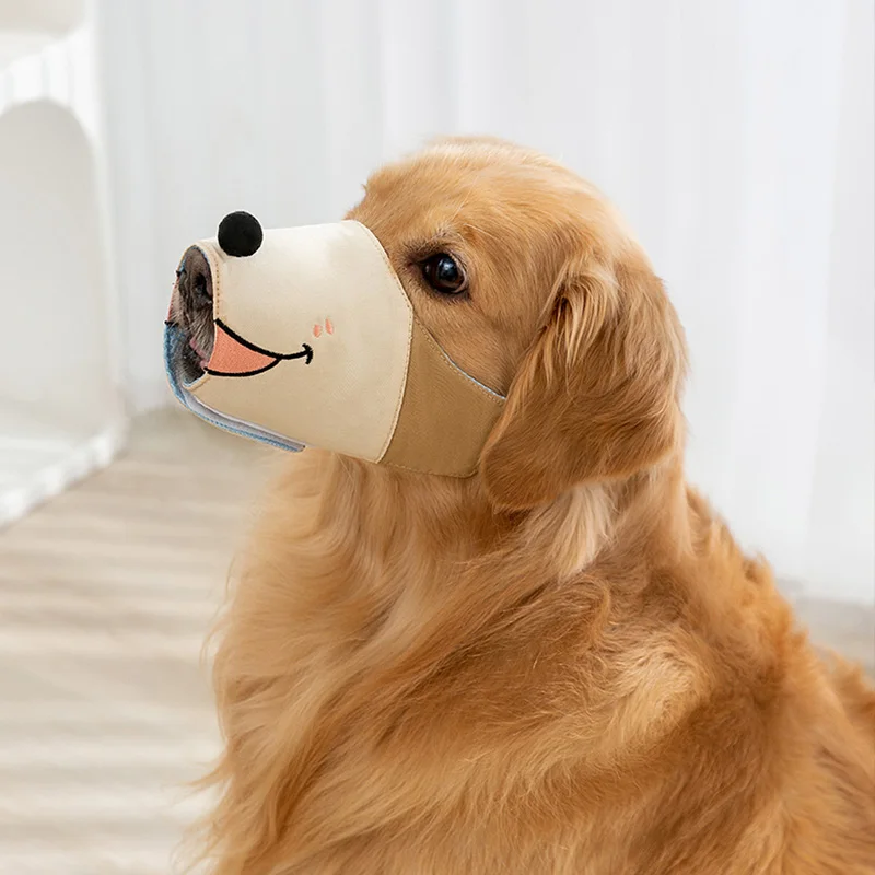 Fast Shipping Wholesale Manufacturer Cotton Adjustable Soft Anti-Bite and Anti-Bark Pet Muzzle Breathable Dog Muzzle