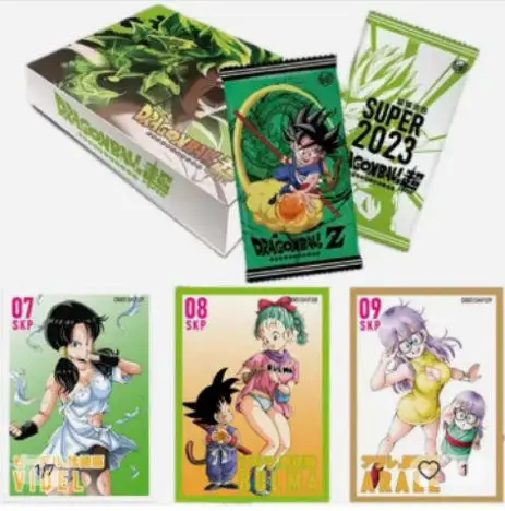 AHTEM DRAGON Full Set Limited Edition Anime Figures Card Son Goku Super Saiyan Vegeta Trunks Bronzing Barrage Flash Card