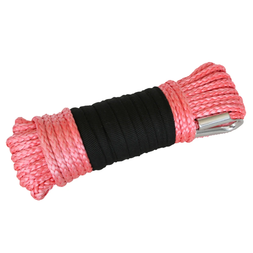 Ropenet  factory supply 30m 10mm  Recovery Snatch Strap UHMWPE SK-75  4x4 Winch Rope tow ropes