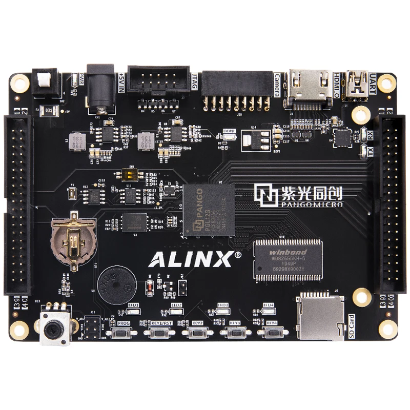 Domestic Alinx PGL12G FPGA Development Board Purple Tongchuang Logos Series Pgl12g Black and Golden ALINX