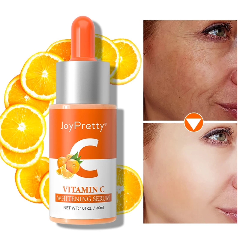 Wholesale organic day night skin care set Moisturizing Rejuvenating Whitening Vitamin C Vitamin E  serum set