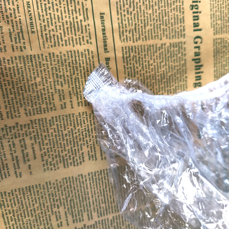 Индивидуальная Водонепроницаемая утолщенная эластичная прозрачная шапочка для купания, одноразовая пластиковая шапочка для душа унисекс для салона, гостиницы, путешествий, 100 ~ 200 шт.