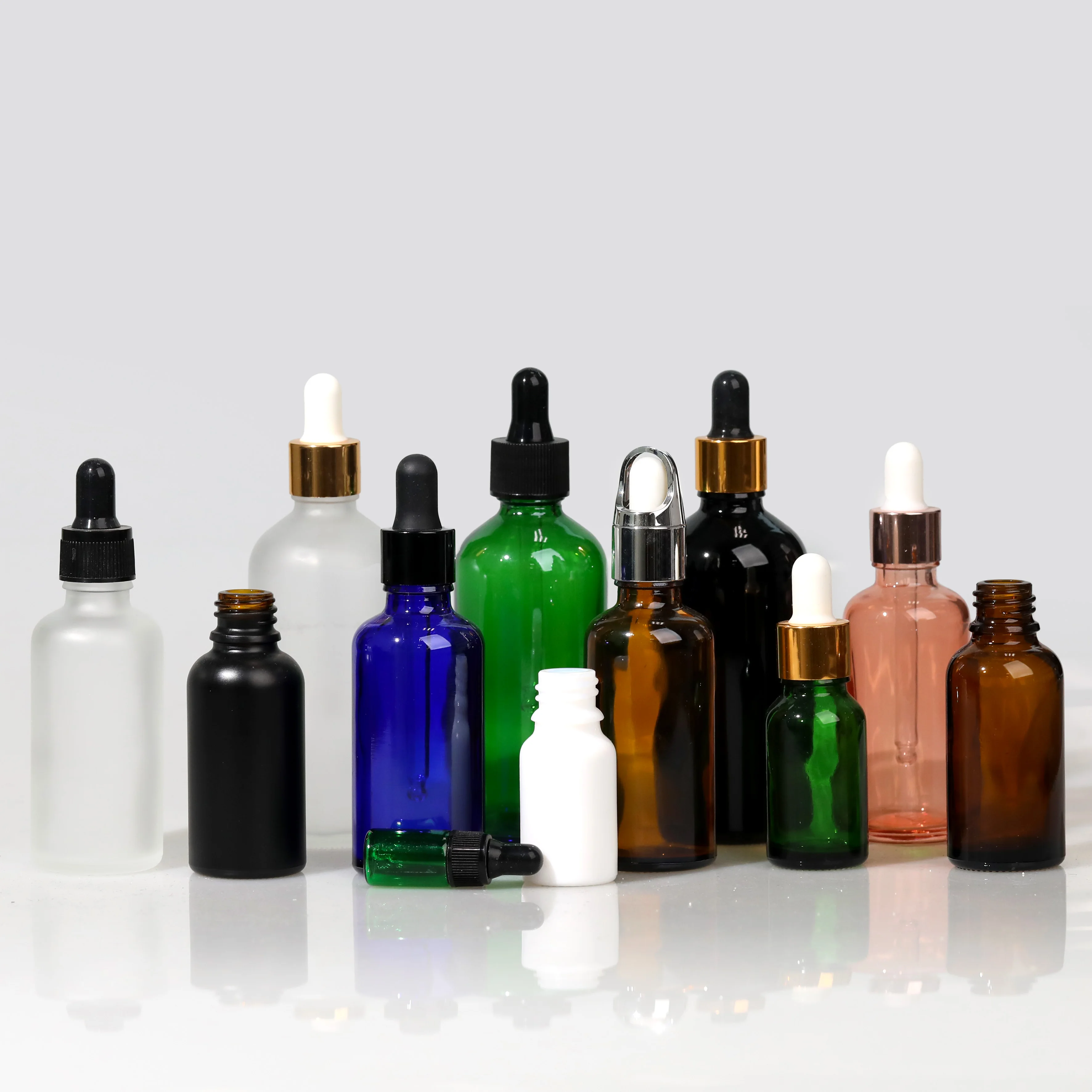 Frosted Frosted Black Dropper Bottle 1Oz Glass Dropper Bottle, Dropper Bottles With Box