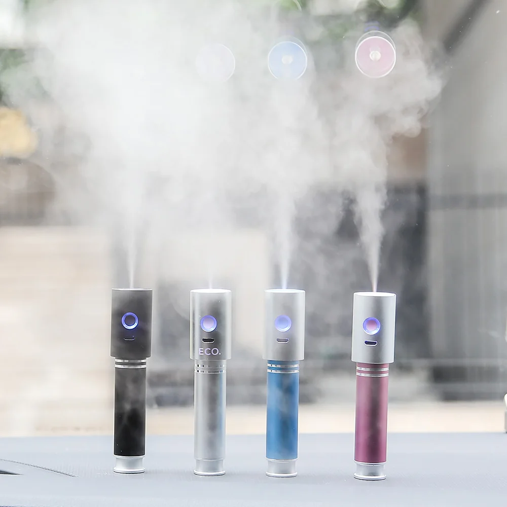 Mini Essential Oil Diffuser Air Humidifier Rechargeable portable  Mist USB  refreshner for bedroom office travel with timer