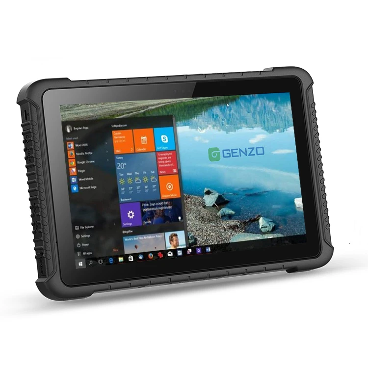 GENZO 10 inch FHD Rugged Tablet Win 10 with RJ45 Ethernet port and Industrial Tablets Rugged
