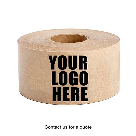 Wholesale Amazon Printed Kraft Paper Prime Packaging Rubber Tape
