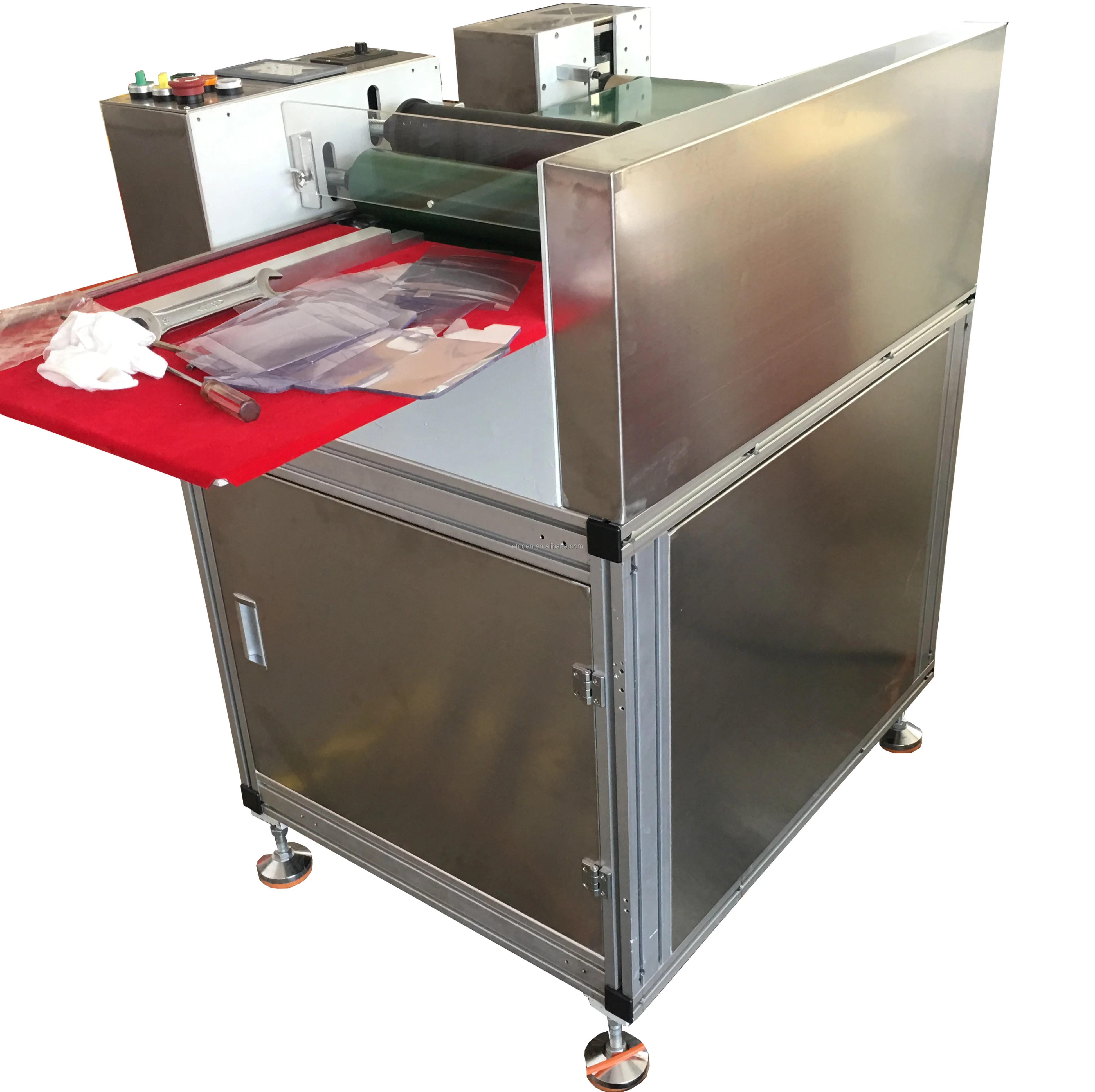 hot melt pasting machine,Plastic boxes hot melt gluing machine,silicon type hot melt glue pasting pet clear box machine