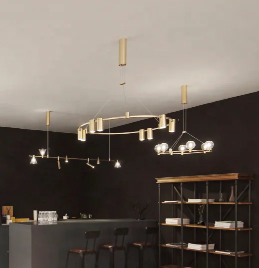 L4u Modern Magnetic suction Light System DC24V 100% Safety Magnetic Modular Decorative Lighting Magnetic Pendant Light