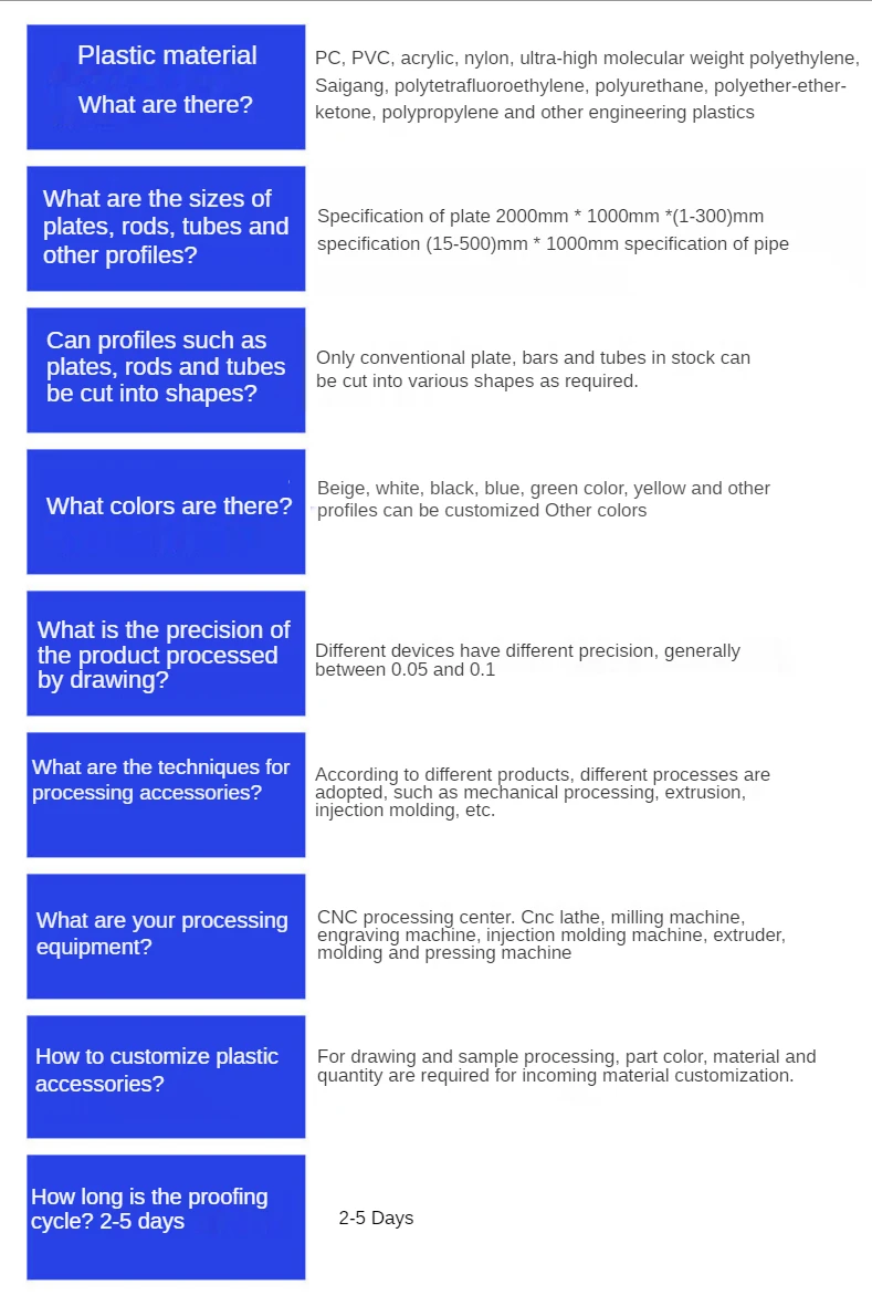 UHMW polyetlenhye linear guides
