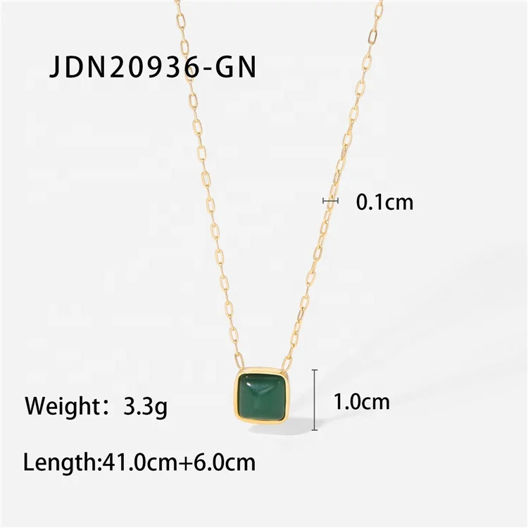 Fashion Jewelry Necklaces V Shape Double Layer Chain Moon Cubic Zirconia Necklace 14K Gold Plated Stainless Steel Star Necklace