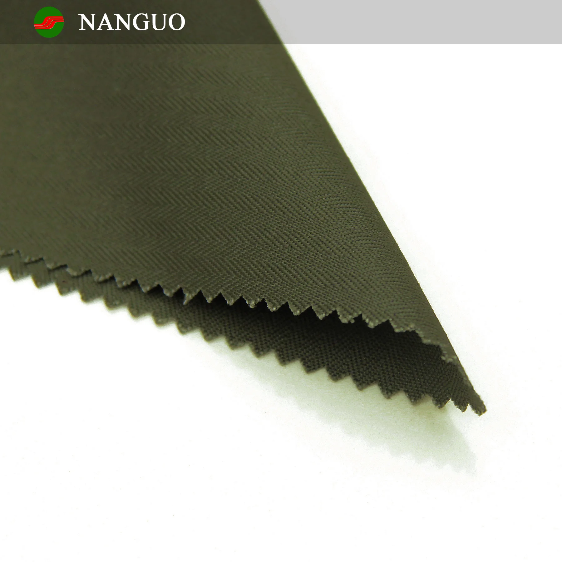 Nanguo бесплатный образец ткани из поликоттона C50/T50 21/2*21/2 68*45 280 г/м2 ткань в елочку