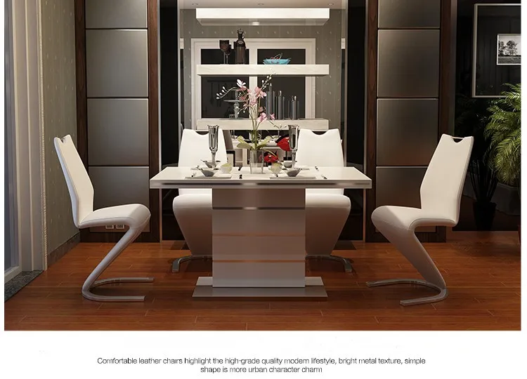 Factory custom mermaid design dining table chairs backrest rose golddining table chairs modern chair