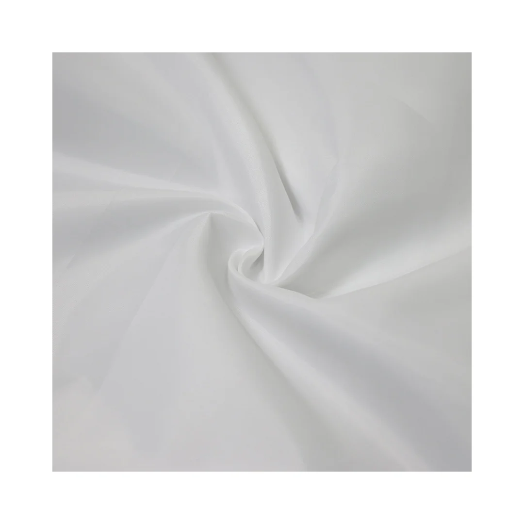 High-End Customization 100%Polyester Plain Fabric Glossy And Textured Taffeta Fabric For Spring Autumn Garment