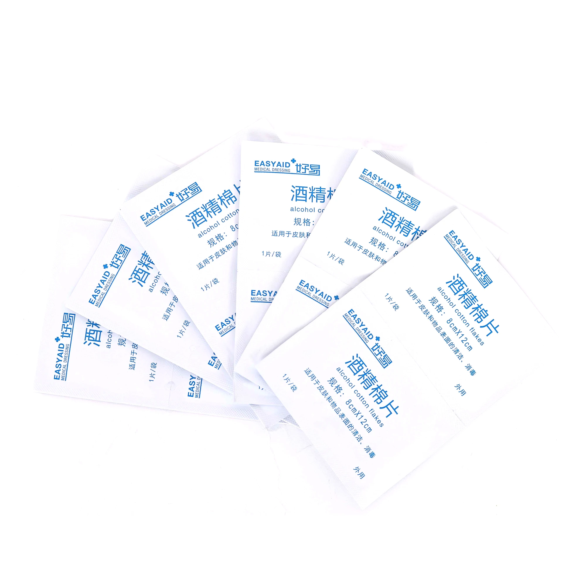 Disinfection and cleaning 5*5 cm medical alcohol pad custom alcohol prep pads  for Daily use