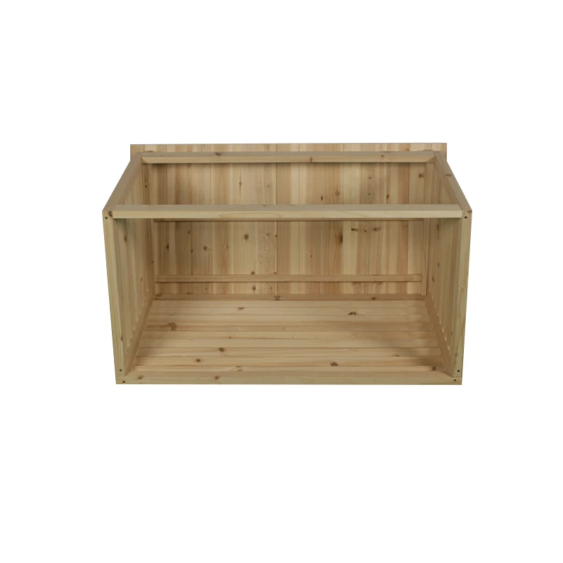 High Quality Garden Furniture Easily Assembled China Fir Wooden Air Conditioner Cover Fence