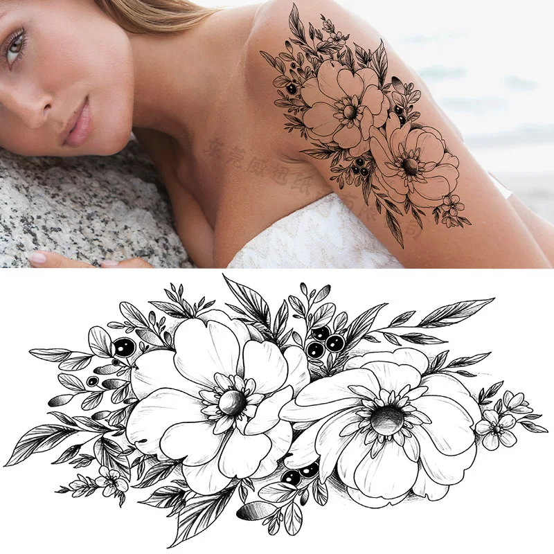 Sexy Body Tattoo Sticker Production Custom Tatsoul Tato Arm Large Water Transfer Temporary Tatoo Sticker Tattoos Sticker