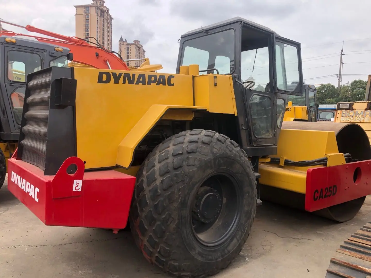 used dynapac CA25D Road Roller Construction Machinery Supplier UNIQUE Top Travel   Power Engine Parts Sales Hydraulic Support