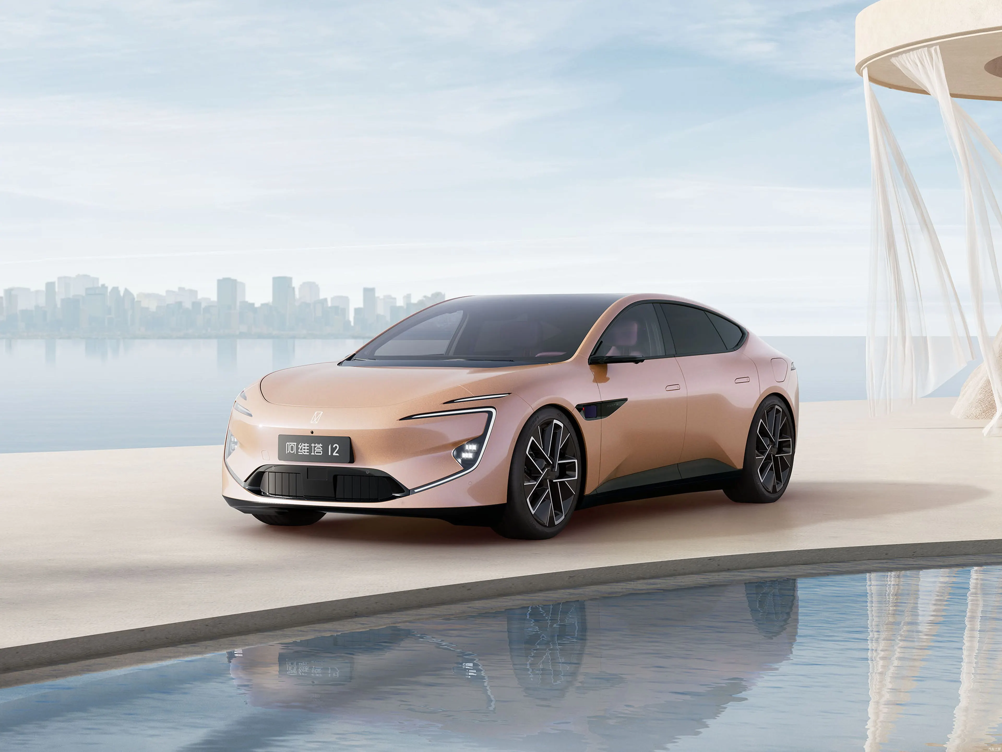 Китайский Аватр 12 Новый энергетический Электромобиль 2023 2024 длительный срок службы батареи Двойная высокая скорость для Huawei Ev Changan Avatr цена