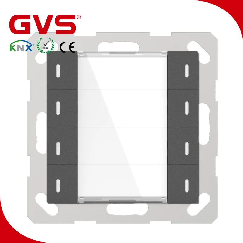 Система умного дома-KNX/ECB GVS домашняя/Строительная Автоматизация KNX кнопочный датчик 1/2/3/4 переключатель 6 кнопок привод