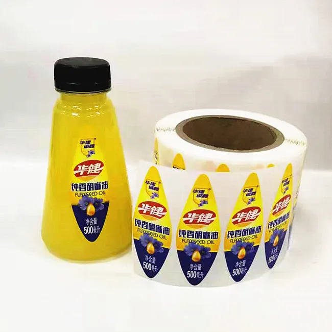 Переработанная бумага на заказ, клейкая этикетка, печать, упаковка бутылок, самоклеящиеся наклейки