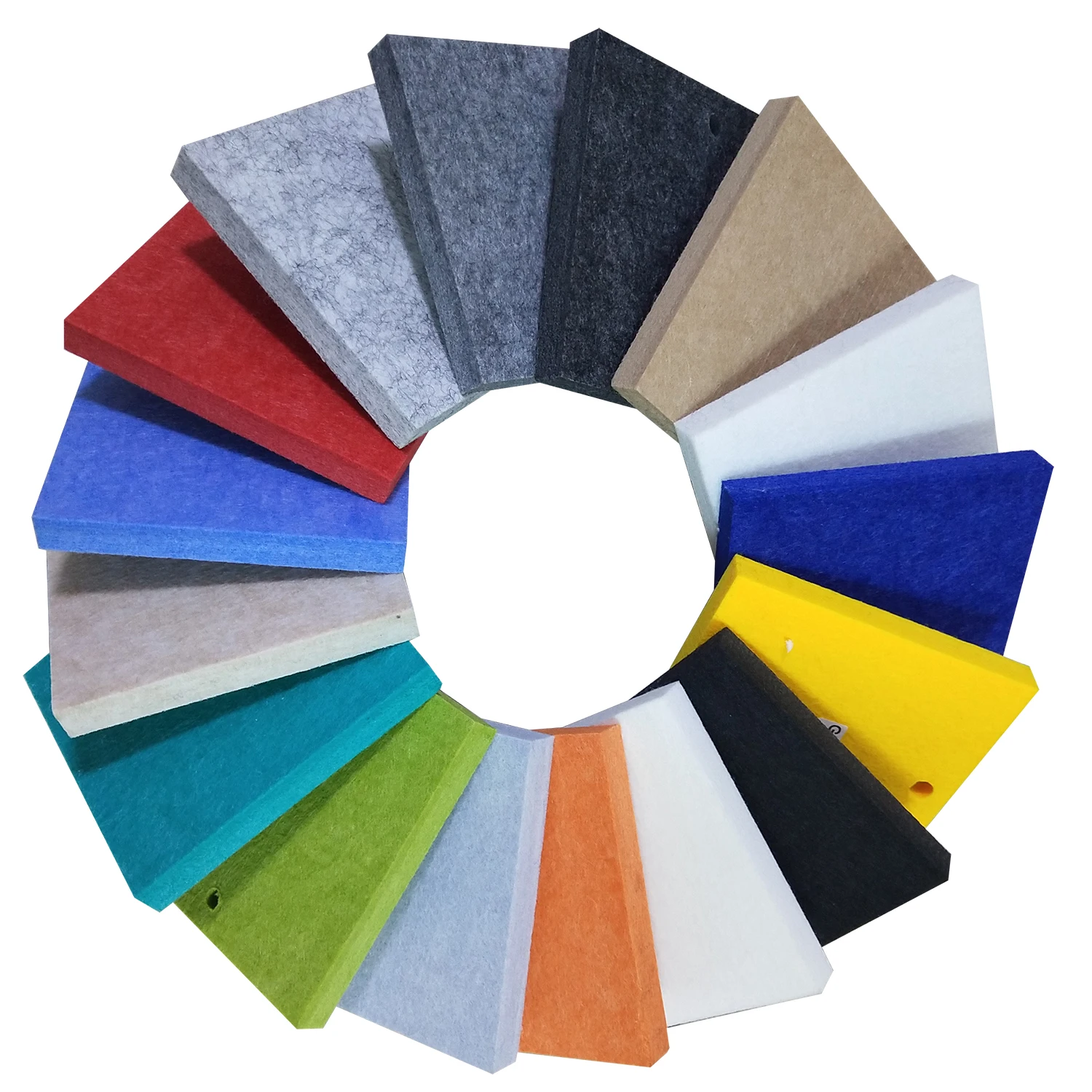 Noise Control Office Design High Density Acoustic Panels Insulated Interior Wall Board Hanging Ceiling Baffles