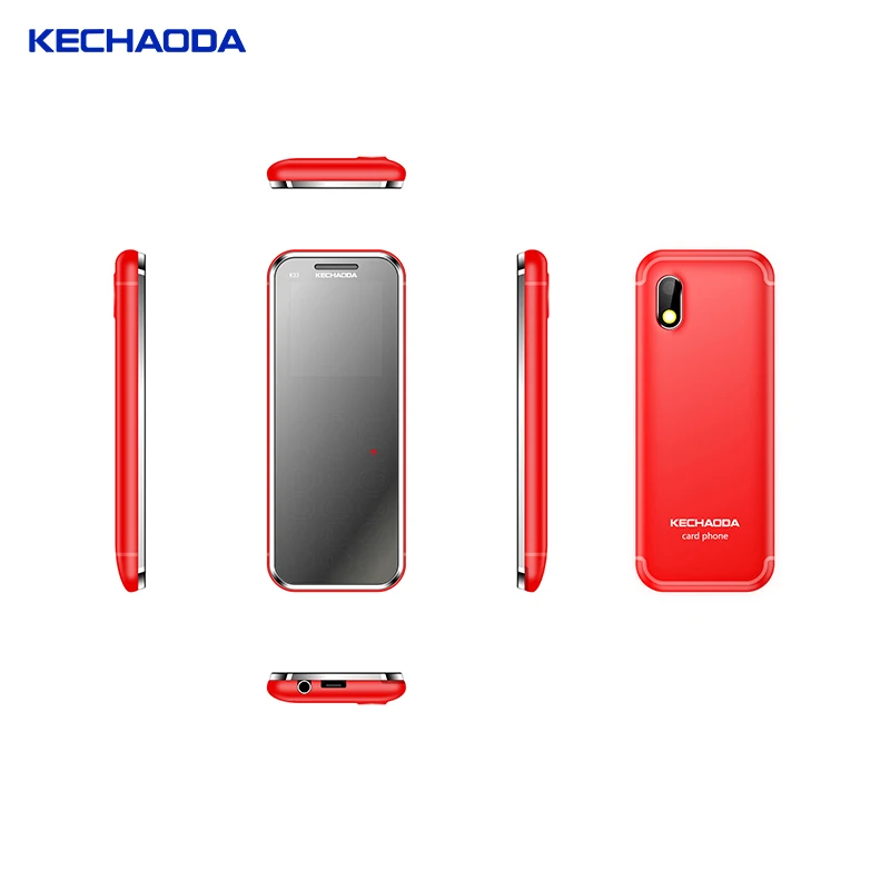 Небольшие разблокированные сотовые телефоны KECHAODA K33 с 2 sim-картами