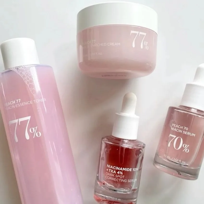 Factory direct price custom private label anuas peach toner serum anuas peach 70 niacinamide korean serum anuas skincare set