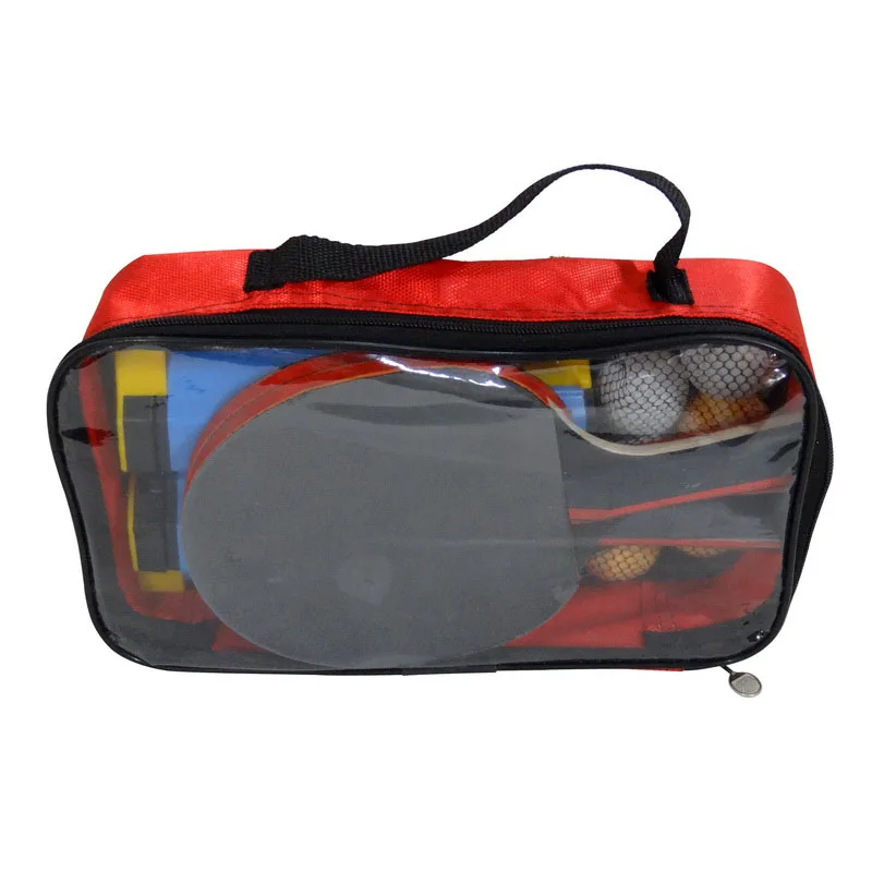 Профессиональный набор ракеток для настольного тенниса с выдвижной сеткой и мячиками ABS