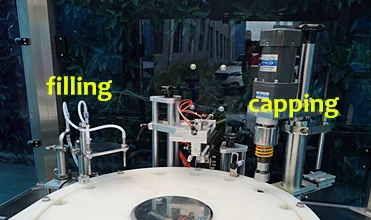 Shanghai essential oil filing line fast ship filling capping labeling machine tincture bottle packaging line