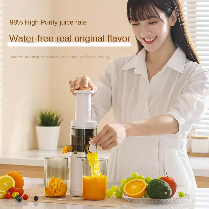 New design original juicer household automatic slag juice separation filter-free slow juicer