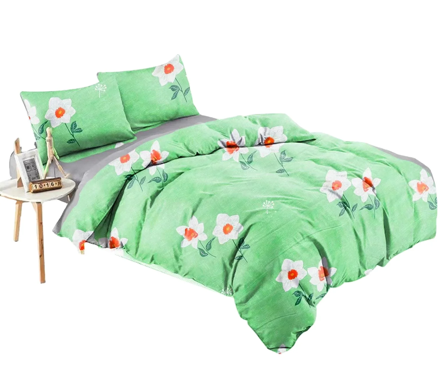 Wholesale 100% Polyester Fabric 70gsm Pigment Printed for Bedsheet
