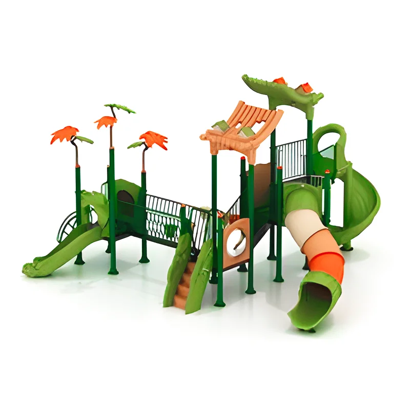 custom cheap low price outdoor swing set amusement park rides play area playground kids slide