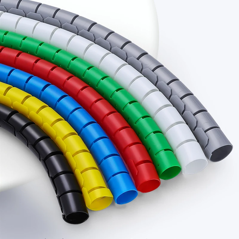 New Type Insulation Plastic Spiral Cable Wrap,Spiral Hose Wrap Cable Tidy