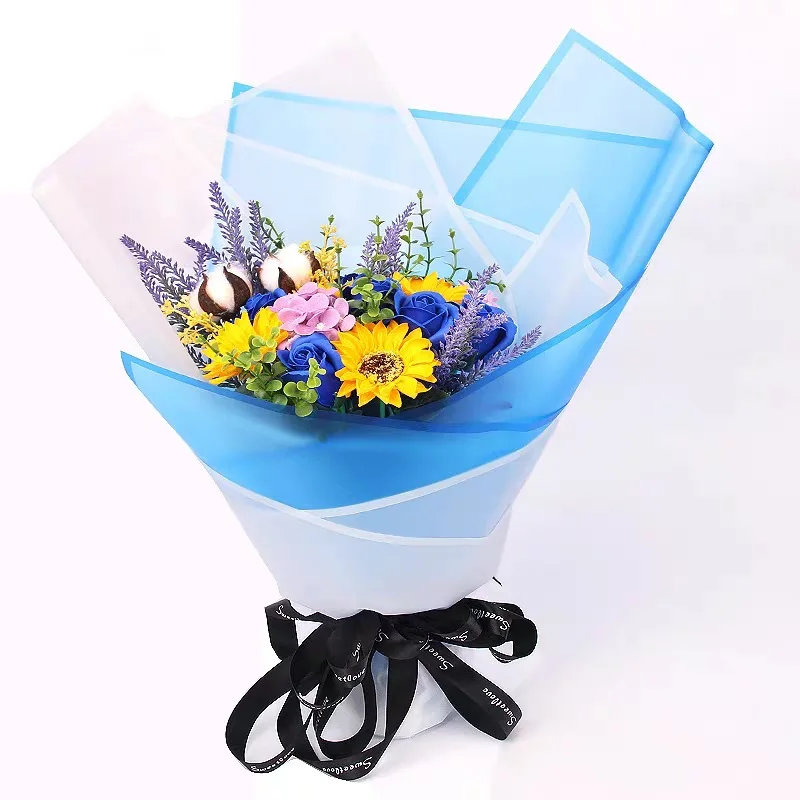 Factory wholesale magic edge matte paper florist rose flower wrapping paper wrapping paper gift box gift wrapping  korean style