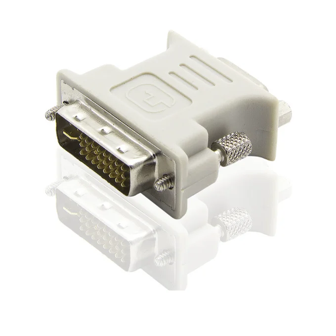 DVI24+1 DVI24+5 Male to VGA HDB15P D Sub 15Pin Female HD Adapter