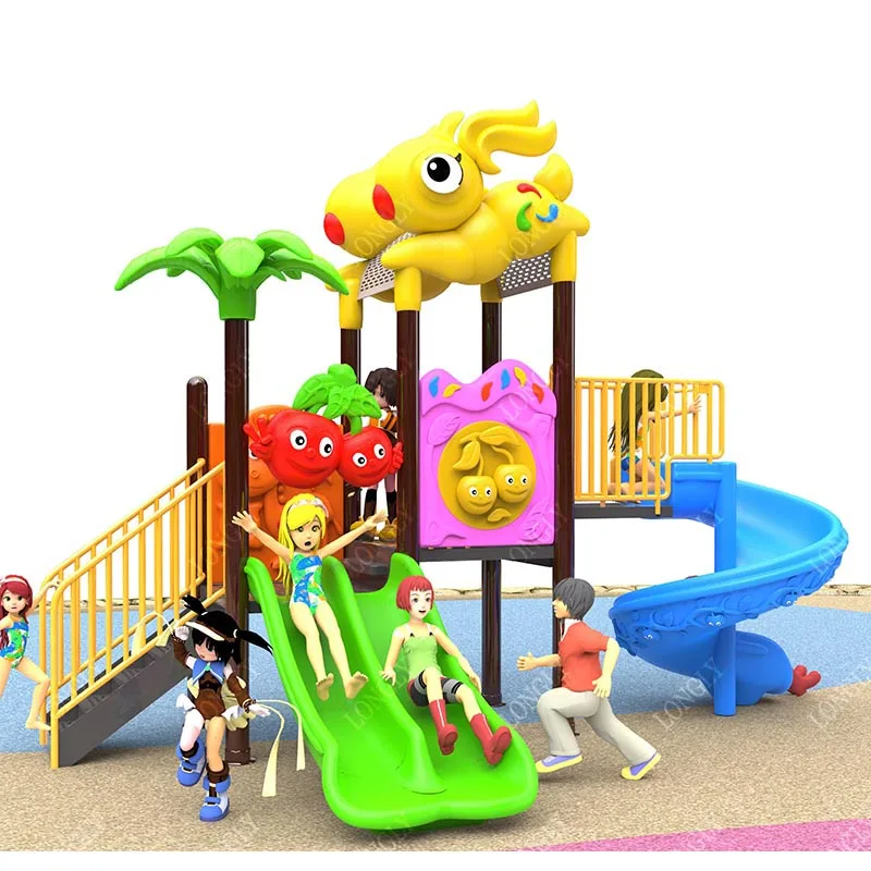 Small size children outdoor playground set equipment for preschool