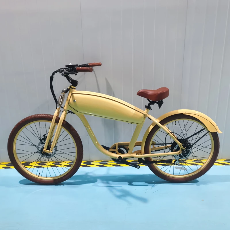 48V Retro Electric Bicycle Vintage Electric Bike 500w Commute ebike