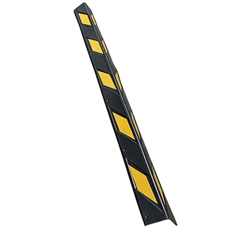 Highly visible Factory warehouse Parking lot Garage column 1500mm super Long flexible Rubber corner guard wall corner protector