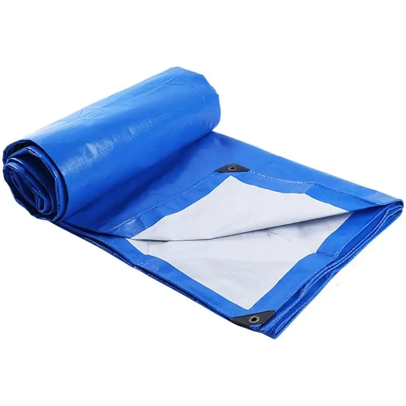 PE Tarpaulin Good Quality 50gsm-300gsm Blue White Heavy Duty for Cover from China