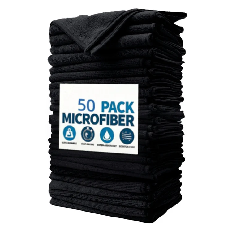 Absorbent  12 inch x 12 inch Microfiber Cloth for SUVs House Kitchen Window