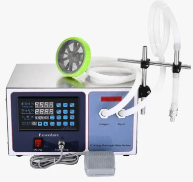 GFK-17A Big Flow Volume diaphragm peristaltic magnetic gear pump desktop continuous filling machine for