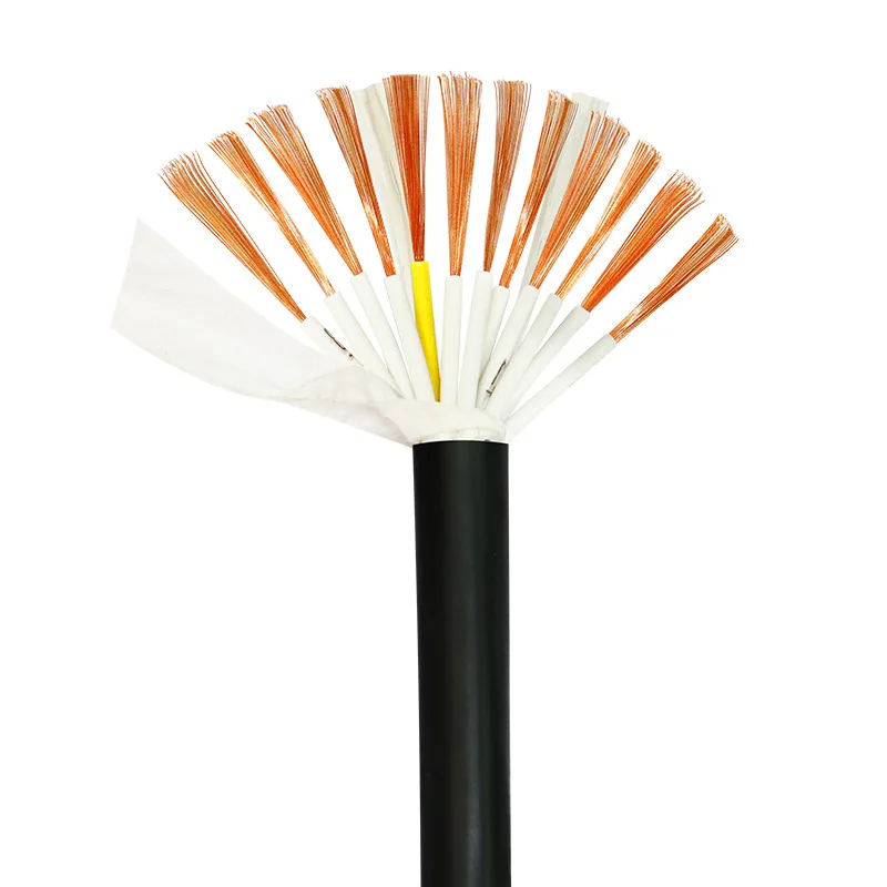 KVVR Multi-core Control Cable 10/12/16/20/24/30/32/38 Core 0.3/0.5/0.75/1.0/1.5mm Signal Wire