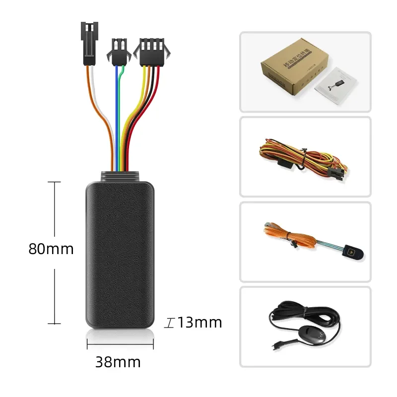 Portable Car GPS Tracker with Voice SOS Real-time Tracking Trajectory Inquiry for Vehicle Car Truck Anti-theft Tracking Device