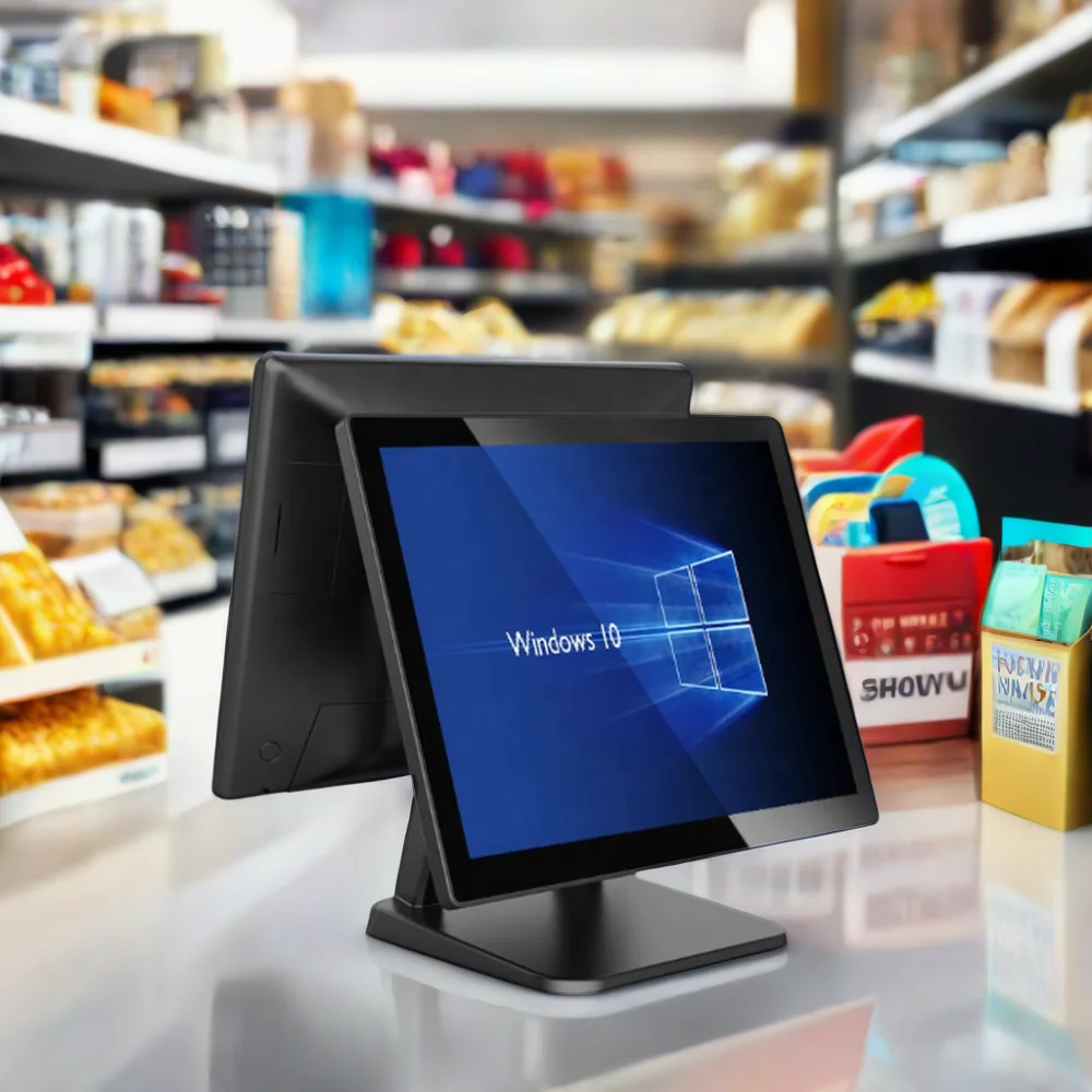 Все-в-одном Коммерческая машина POS с Windows 10 кассовый аппарат для топовой системы на заправочной станции